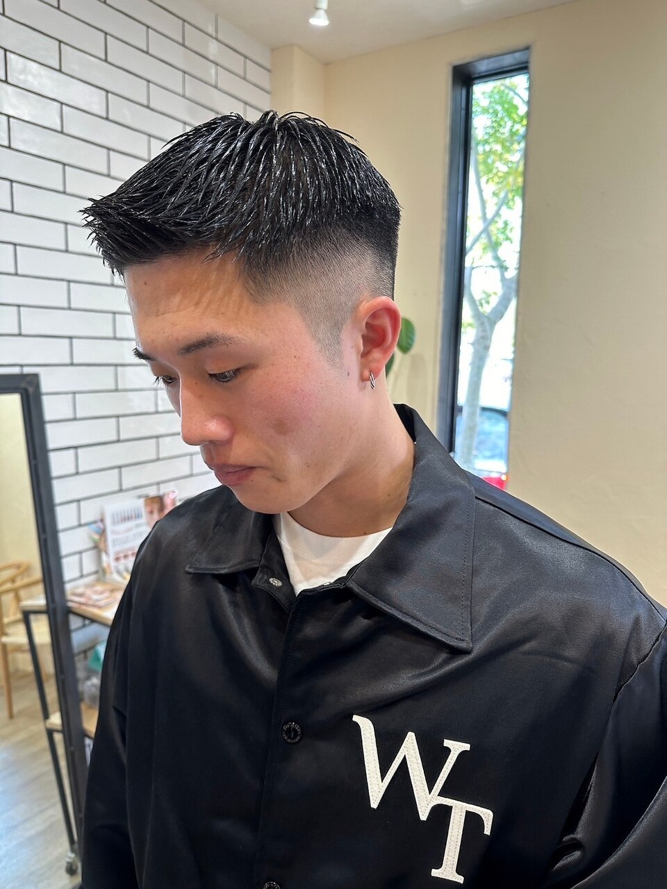 角刈りは日本のalternative メンズカット カジュアル角刈り すっきり刈り上げ：L209063839