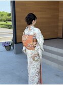 20代30代40代◎結婚式アッシュカラーこなれ大人まとめ髪シニヨン