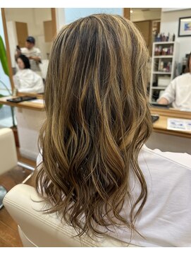 パステルアトリエドゥ(PASTEL ATELIER DEUX) イエローベージュハイライトカラー