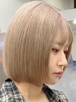 ウィコ 新宿(WICO)&nbsp;ミルクティーベージュ[新宿駅/デザインカラー/レイヤーカット]