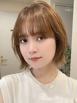 サンド クリア 横浜本店(sand clear)&nbsp;ボブディオリーブベージュ髪質改善縮毛矯正フェイスレイヤー