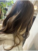 インナーカラー(ブリーチ1回)