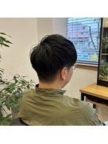 トウキ(touki)&nbsp;ツーブロック爽やかマッシュ黒髪スーツ