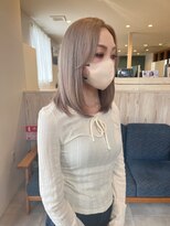 プラス ファースト ヘア(Plus 1st)&nbsp;ミルクティー×顔まわりレイヤー