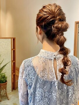 マルカ(MARUCA) 結婚式/編みおろし/ヘアアレンジ/ヘアセット/20代30代40代