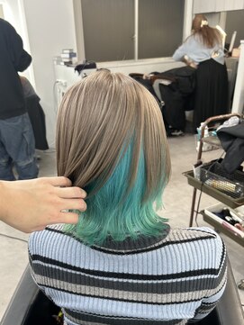 シェイロ(Cielro) 【ミルクティー×ターコイズブルー】SAKI