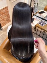 似合わせカット髪質改善縮毛矯正メルティカラーフェミニンロング