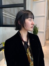 アルティファータ(artifata)&nbsp;タッセルボブ 切りっぱなし 外はね ウェーブボブ 韓国風