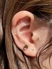 耳ツボジュエリー　単品4.400円　ヘアとセット3.850円