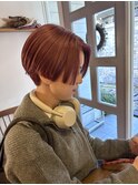 ☆切りっぱなしヘア/暖色カラー/ワイドバング/原宿神宮前