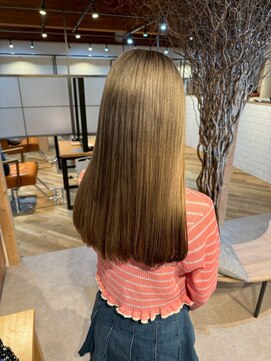 エンライズハナレ(en rise hanare) ロング/顔周り/ベージュ/レイヤー/レイヤーカット