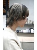 バイカラーデザイン／マッシュウルフ