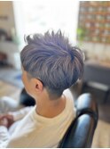 アッシュグレーショート