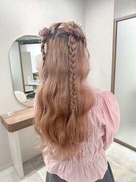 ボタン ハカタ(VOTAN hakata) 【votan sanae】ハーフツイン/ヘアアレンジ/ハーフアップ