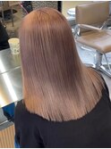 ミルクティーベージュカラーダブルカラーケアブリーチ佐賀カラー