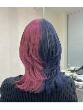 アエラバイトゥルークリエイション(AERA by True Creation) ピンク×ネイビー