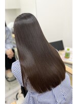 モモ(momo) ロング美髪顔周りレイヤー韓国ヘアくびれヘア_momo0002