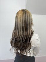 ガルボヘアー 心斎橋店(garbohair)&nbsp;プルエクステ心斎橋エクステアンブレラカラーデザイン