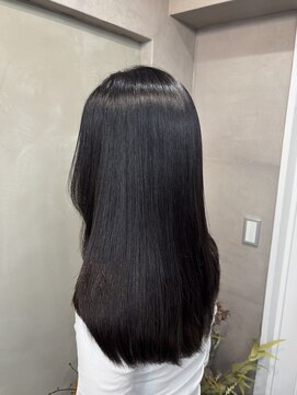 ファビ 渋谷(Fab) くびれヘア/暗めカラー/アプリコットオレンジ/縮毛矯正