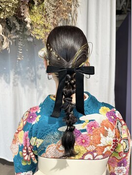 アミー 銀座(Ammy) 卒業式ヘアセット×袴着付け♪yu