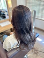 ユウヘアー 石川橋店(U Hair)&nbsp;ロング  巻き髪 ベージュカラー