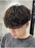 波巻きパーマ/広島メンズ/メンズパーマ