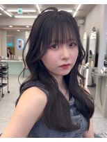 アスター 天神大名店(Aster) 小顔に見えるトレンドヘア/黒髪/オリーブグレー/ココアベージュ