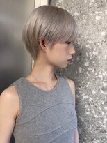 サンクプロジェクト(cinq PROJECT) 原宿韓国顔まわりホワイトミルクティーホワイトベージュ