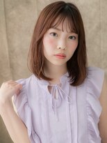 カバーヘア ブリス 志木南口駅前店(COVER HAIR bliss)&nbsp;チェリーレッド大人かわいいレイヤーミディアムX志木20代30代