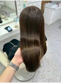 柔らかい透明感カラー20代30代40代ブリーチなしオリーブベージュ