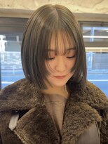 ミース(MIES) ミニボブ/切りっぱなしボブ/顔まわりレイヤー/担当者あまね