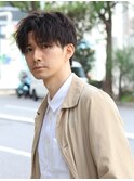 ニュアンスパーマ/波巻きツイストスパイラル[新宿/メンズ/men's]