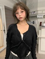 ペレ 原宿(PELE)&nbsp;ダークパープルナチュラルショート夏のヘアアレンジ原宿