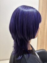 カイノ イオンモール 岡山店(KAINO)&nbsp;ブリーチオンカラー×パープルカラー