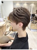 ダウンパーマで韓国風メンズヘア
