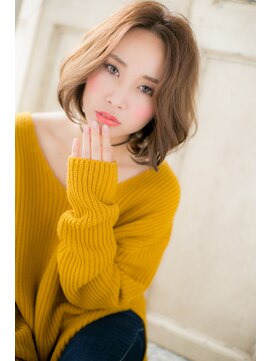 モッズ ヘア 福岡姪浜店(mod's hair) ハーフ顔になれる♪ミルクティミディ