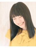 いつもの黒髪女子を石沢なりにアレンジしてみました！