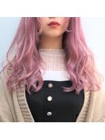 アンド バイ ヘアサロン(AND by hair salon) キャンディーピンクカラー