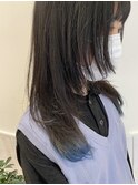 顔まわりのレイヤーでお洒落に