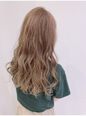 ミルクティーベージュカラー×30代愛されレイヤー