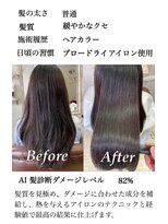 アールクリップ 表参道(ar clip) 髪質改善トリートメント髪質診断