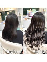 ヴォーグ(VOGUE) シールエクステでハイライトロング☆