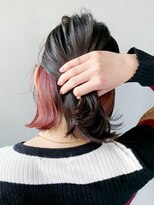 アイティー バイ アルバム 中野店(IT by ALBUM) インナーピンク_ショコラベージュボブルフベビーバング_ba373191