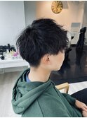 マッシュ×ツイストスパイラルパーマ