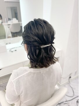 ヘアーメイクサロンアール(hair make salon R) ハーフアップ