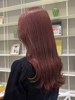 ドレス(Dress)&nbsp;韓国ロングレイヤー/ピンクレッド