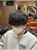 【メンズ】波巻きウルフ