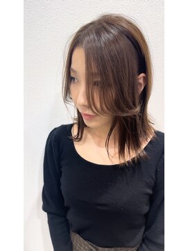 ルヴェール 茜部店(LeVert) 長めバングの大人ミディアム☆