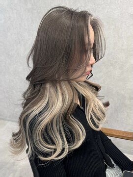 ロウル 渋谷(LOWRL) インナーカラー/シールエクステ/ブリーチ