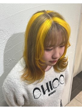 アジールヘア 池袋東口店(agir hair) 10代20代◎セクションデザインカラー美髪ヘアー池袋
